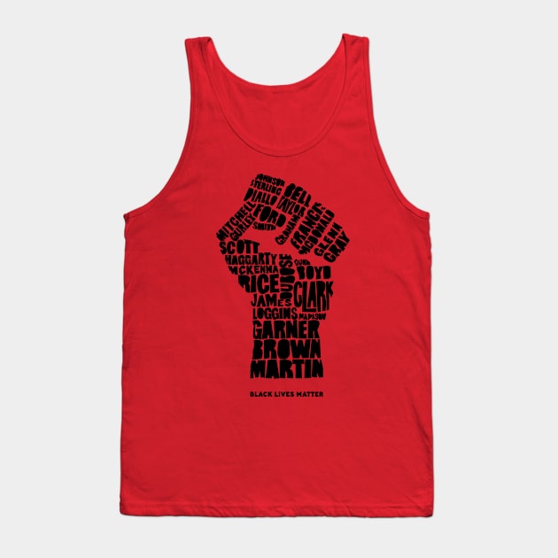 Black Lives Matter Victims Tank Top by graceindrian